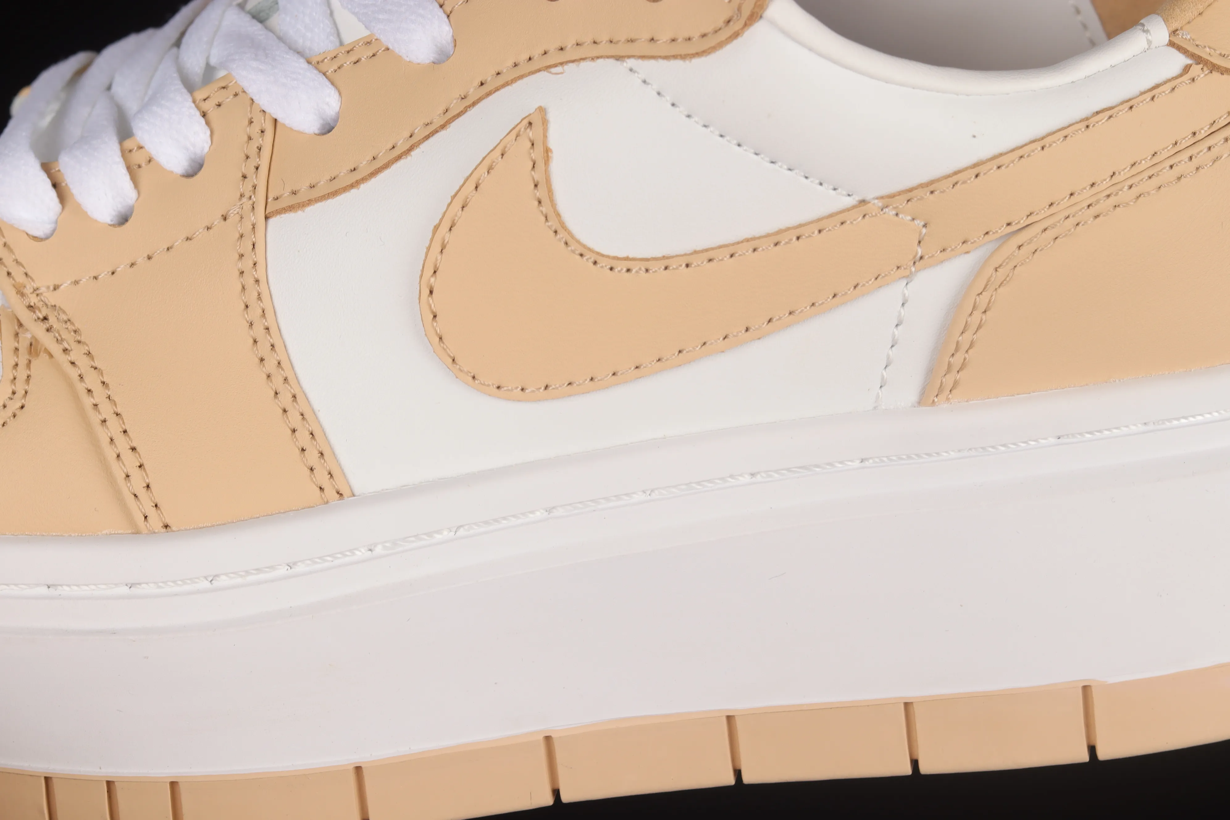 All categories Air Jordan Jordan series basketball shoes Air Jordan 1 Low Air Jordan 1 Elevate Low SE "Wolf Grey" Little AJ thick-soled retro basketball shoes DH7004-102